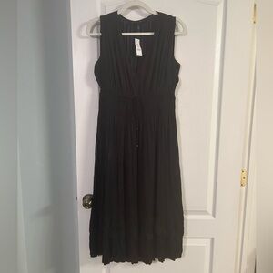 Nwt White House Black Market Black Sundress size small